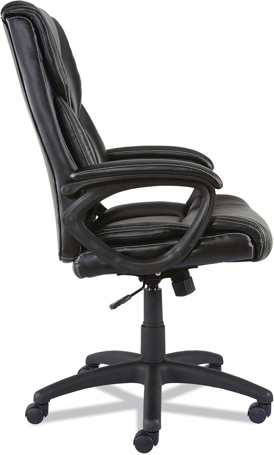 Alera Alera Brosna Series Mid-Back Task Chair, Supports Up to 250 lb, 18.15" to 21.77 Seat Height, Black Seat/Back, Black Base