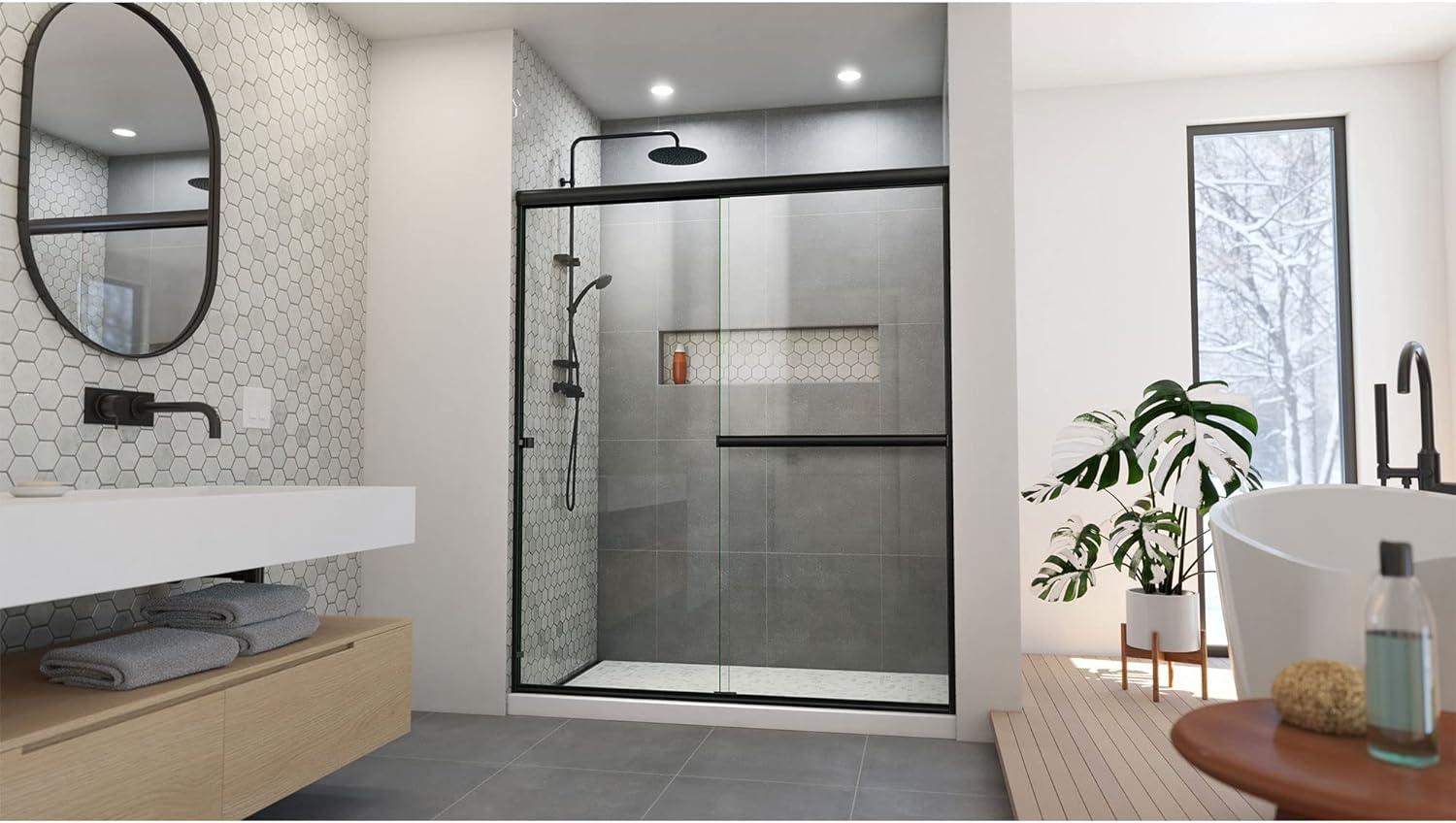 DreamLine Alliance Pro BGX 56-60 in. W x 70 3/8 in. H Semi-Frameless Sliding Shower Door