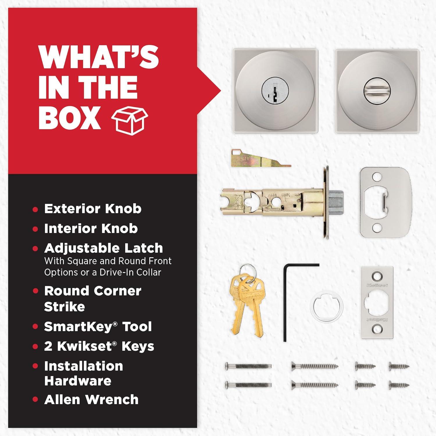 Pismo Keyed Door Knob with SmartKey