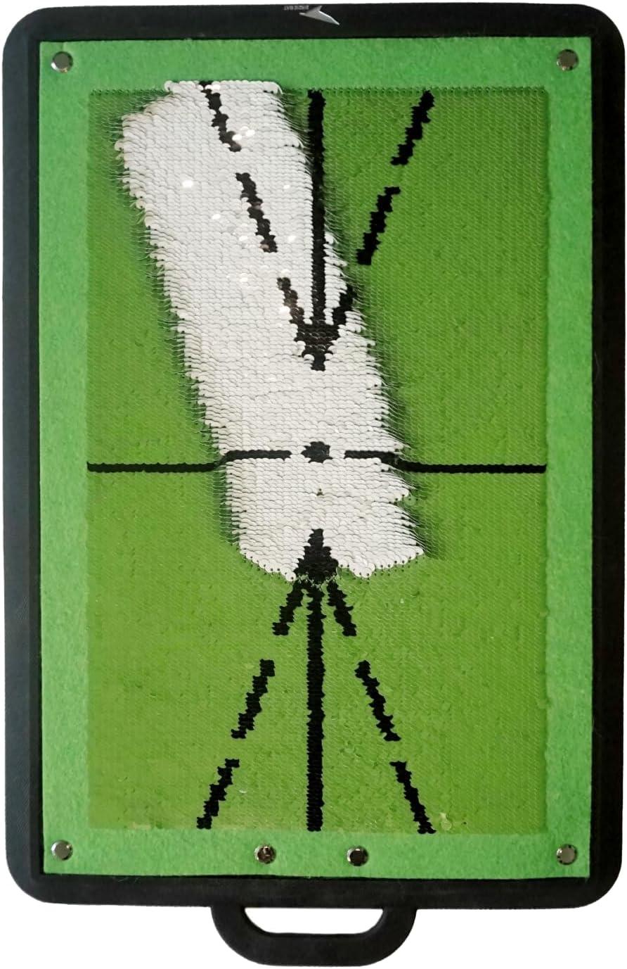 Birdie Bath Birdie Golf: Birdie Mat - Pro Premium Swing Training Mat, Analyze Swing Path & Ball Impact, Portable, Indoor & Outdoor, 19.25x12.3" Sports Accessory
