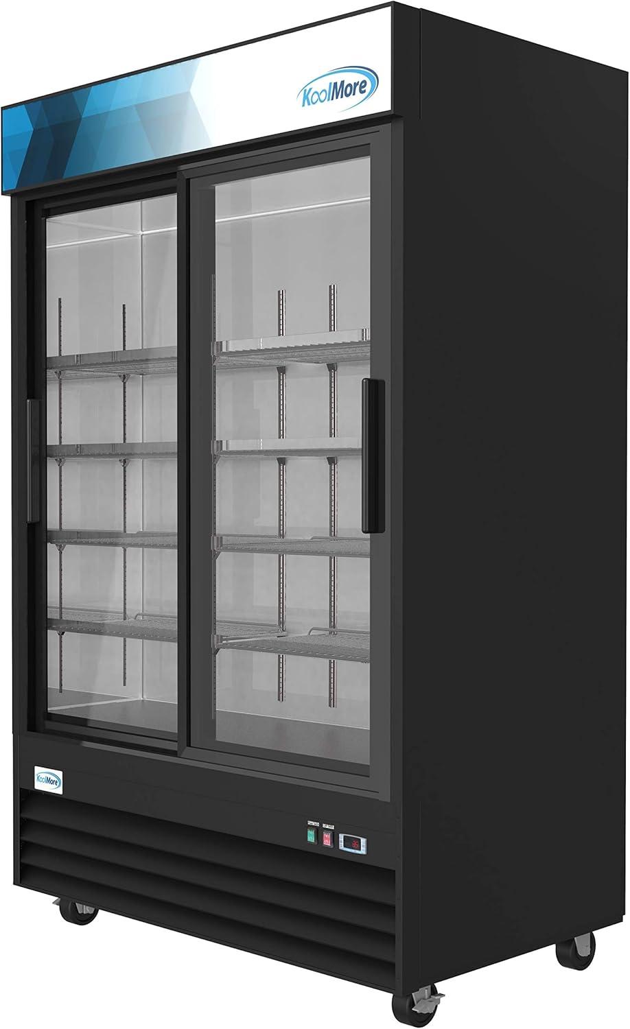 53 in. Two-Door Merchandiser Refrigerator - 45 Cu Ft. MDR-2D-GSLD