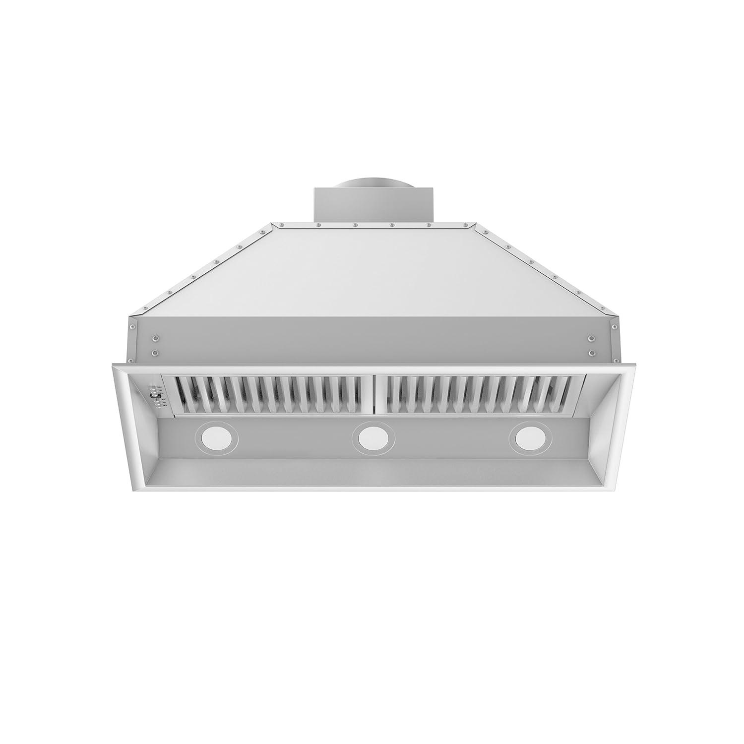 ZLINE ZLINE 34 in. Ducted Wall Mount Range Hood Insert in Outdoor Approved Stainless Steel (698-304-34)