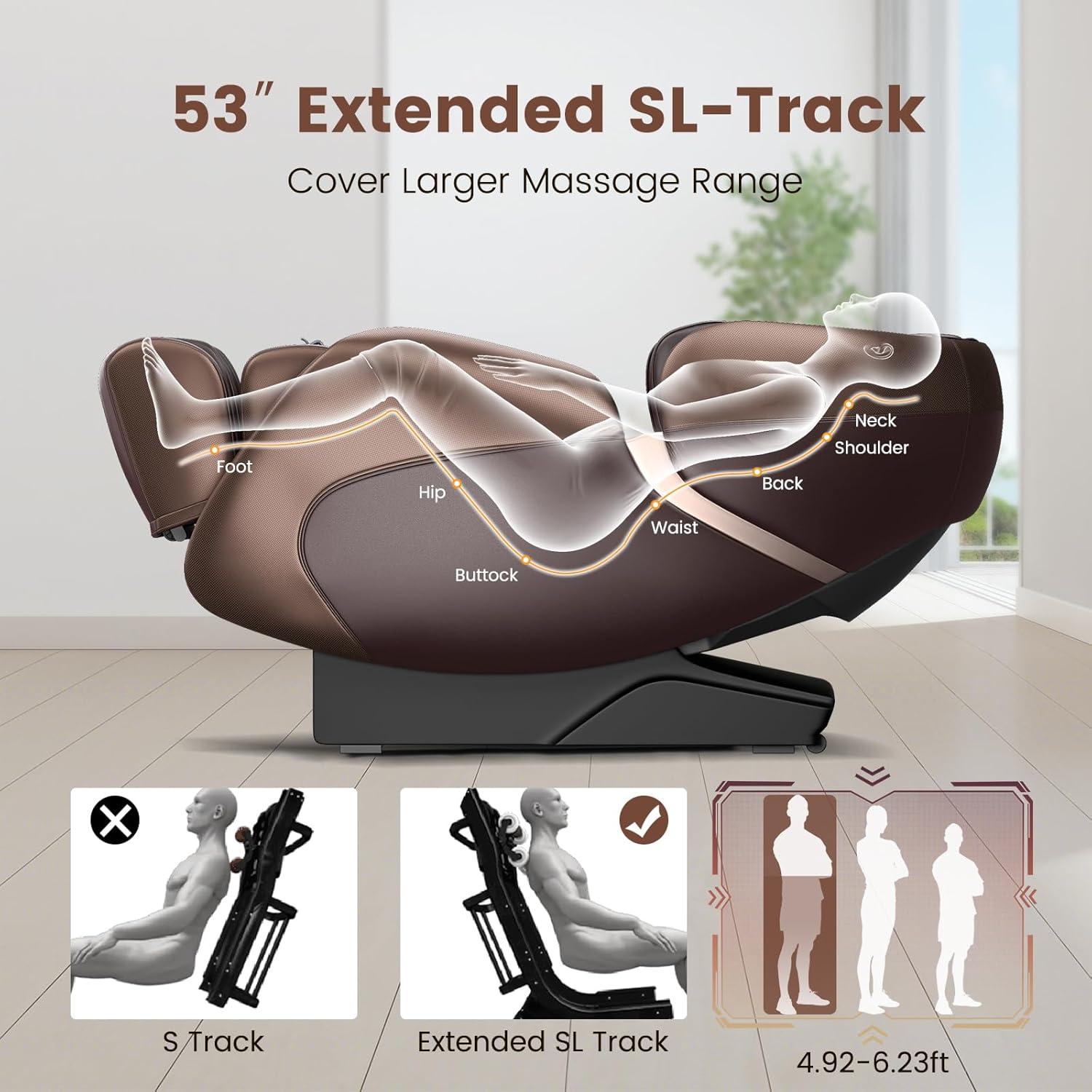 Upholstered Heated Massage Chair