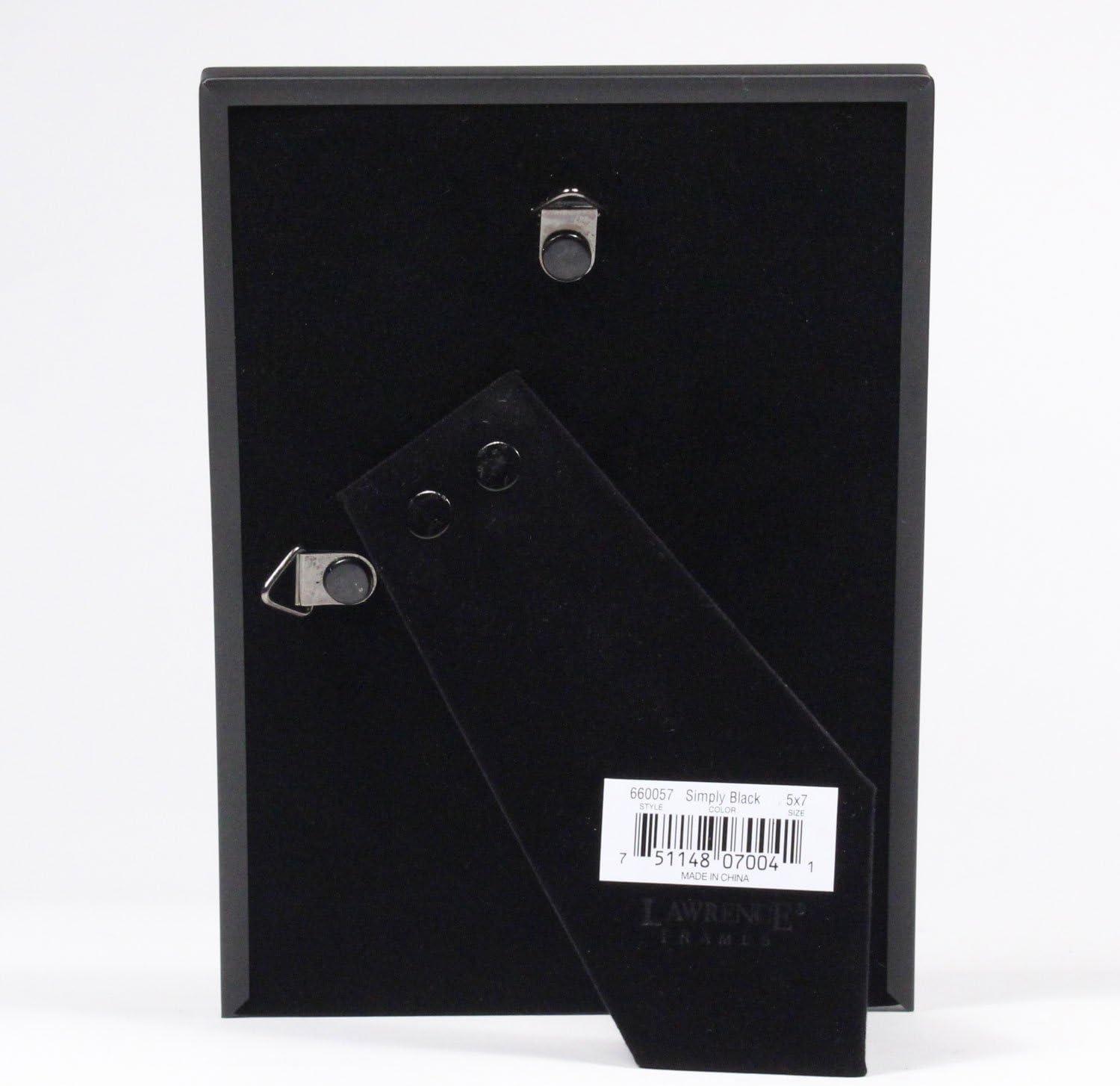 Lawrence Frames Metal Picture Frame, Black