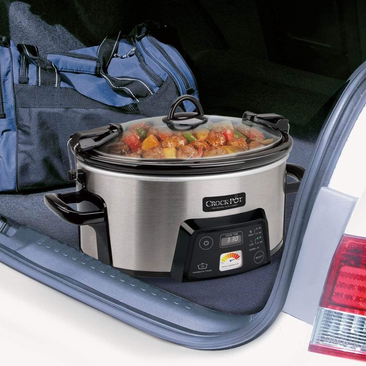 Crock-Pot SCCPCTS605-S Cook Travel Serve 6-Quart Programmable Slow Cooker