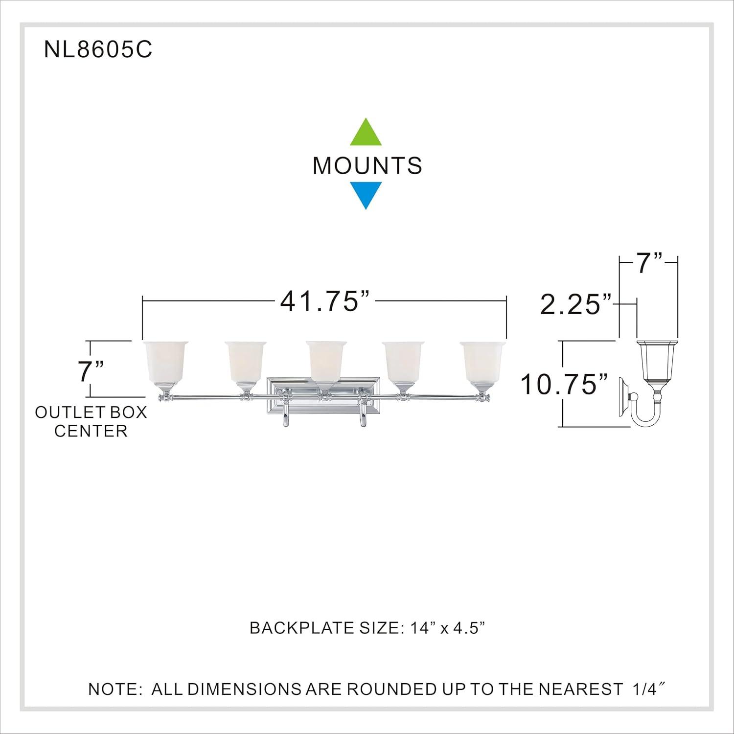 Three Posts™ Bima 5 - Light Dimmable Vanity Light