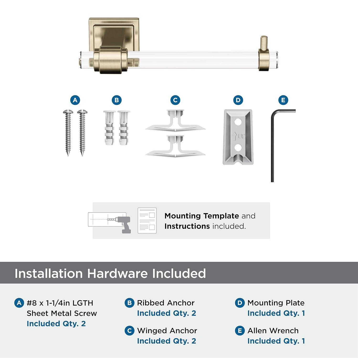 Glacio Wall Mount Toilet Paper Holder