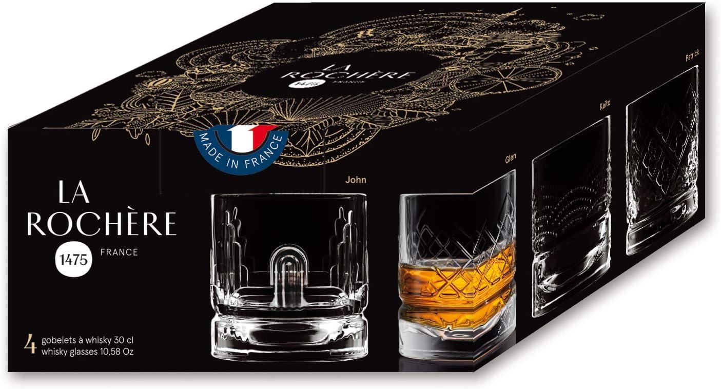 La Rochere Dandy Assorted Whiskey Glasses - Set of 4