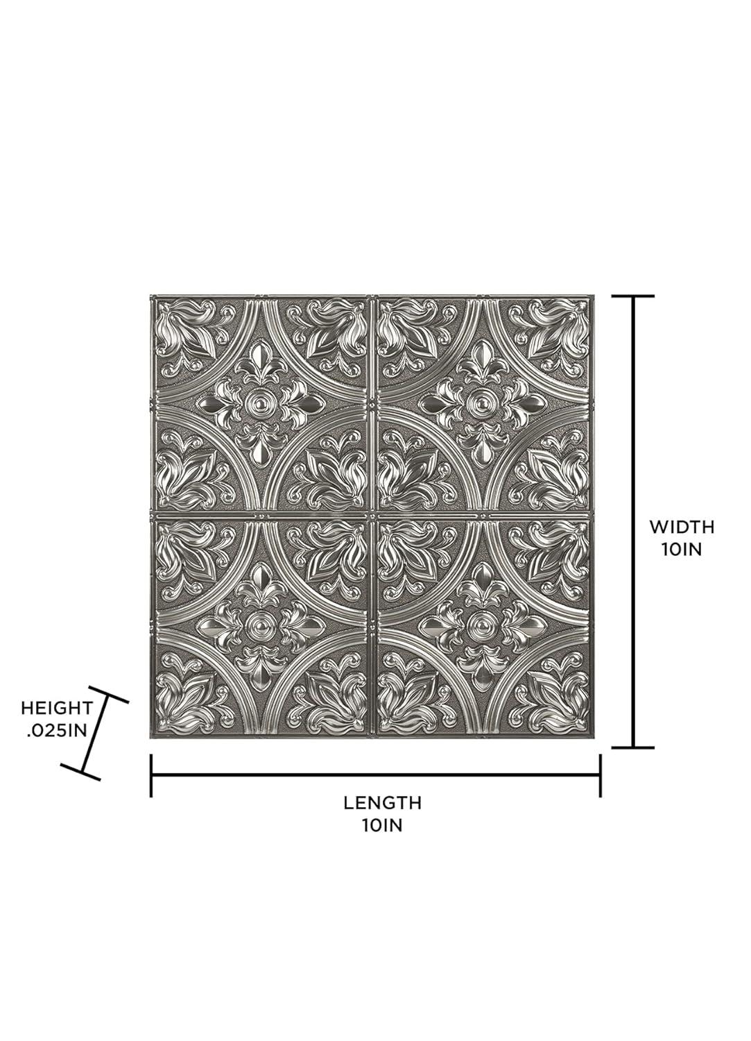Chelsea 10" x 10" Peel and Stick Wall Paneling