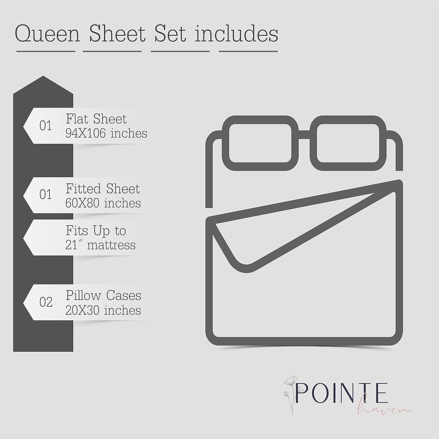 100% Cotton Sateen Sheet Set