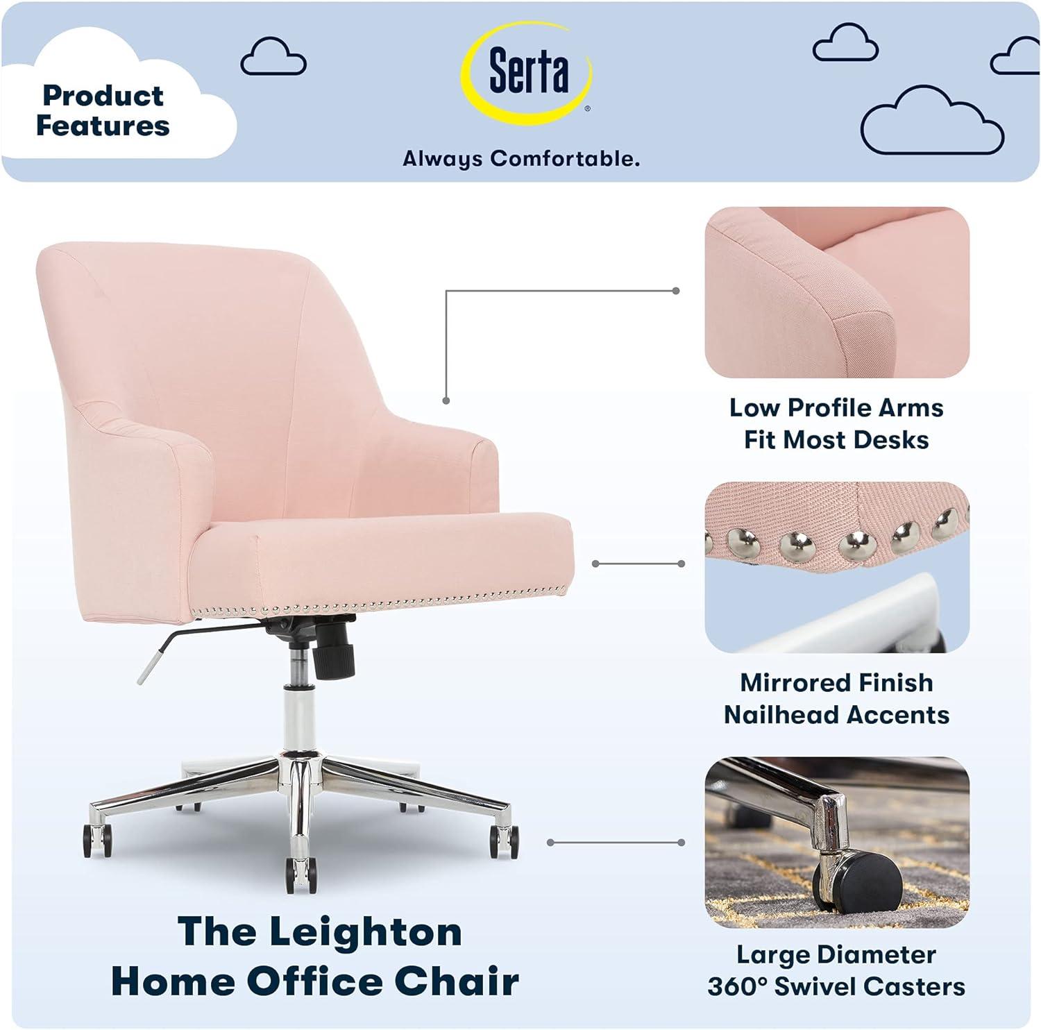 Style Leighton Home Office Chair - Serta