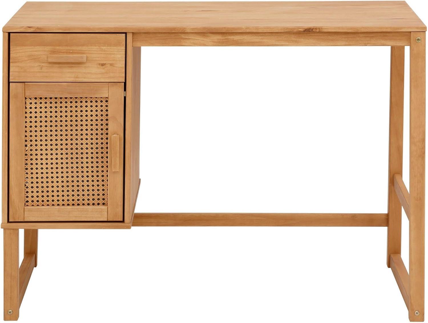 Ren Home Talo Desk with Closed Storage and Drawer