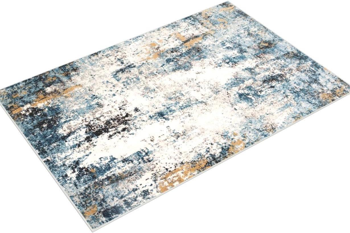 Loloi II Alchemy Abstract Denim / Ivory Area Rug