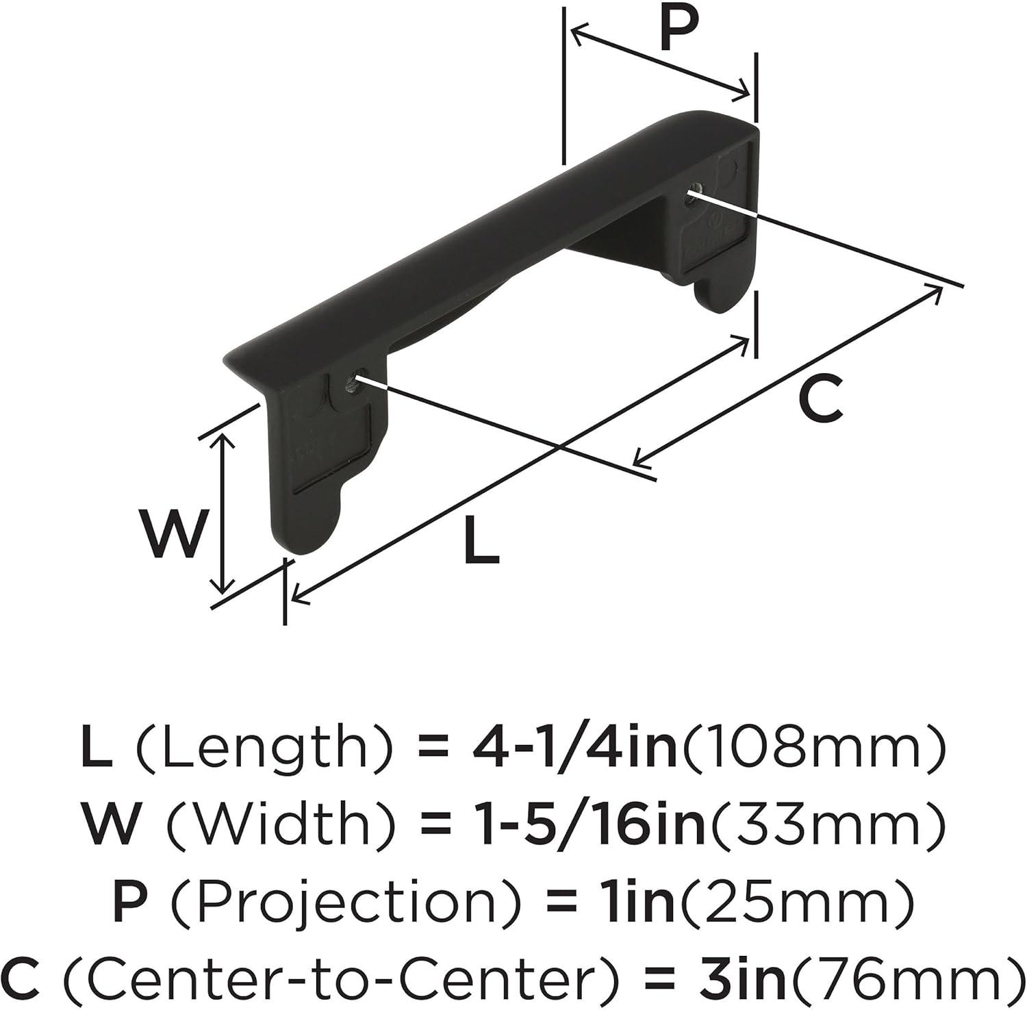 Inspirations 3" Center to Center Cup/Bin Pull