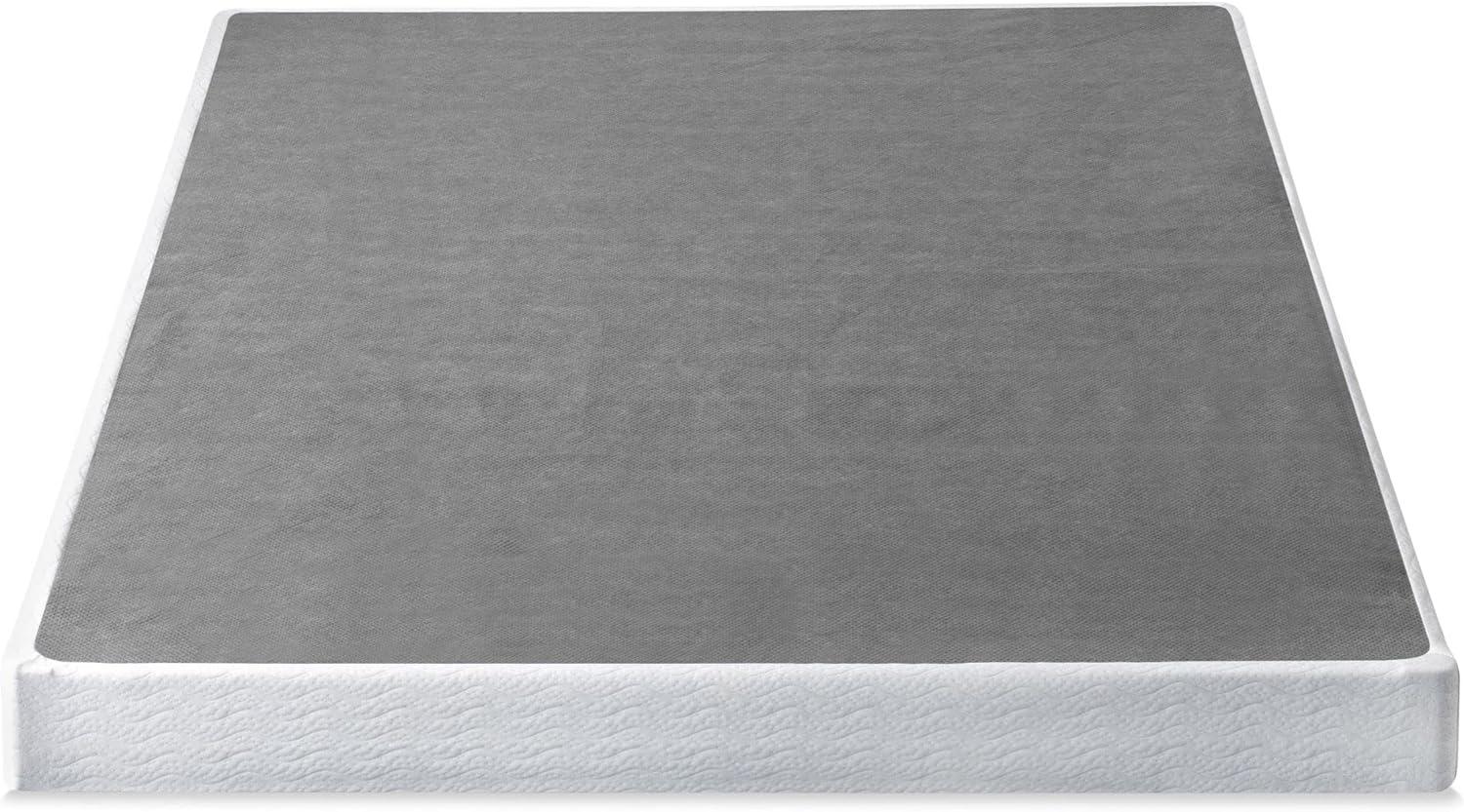 Full 5" Metal Smart BoxSpring Mattress Base with Quick Assembly Gray - Zinus
