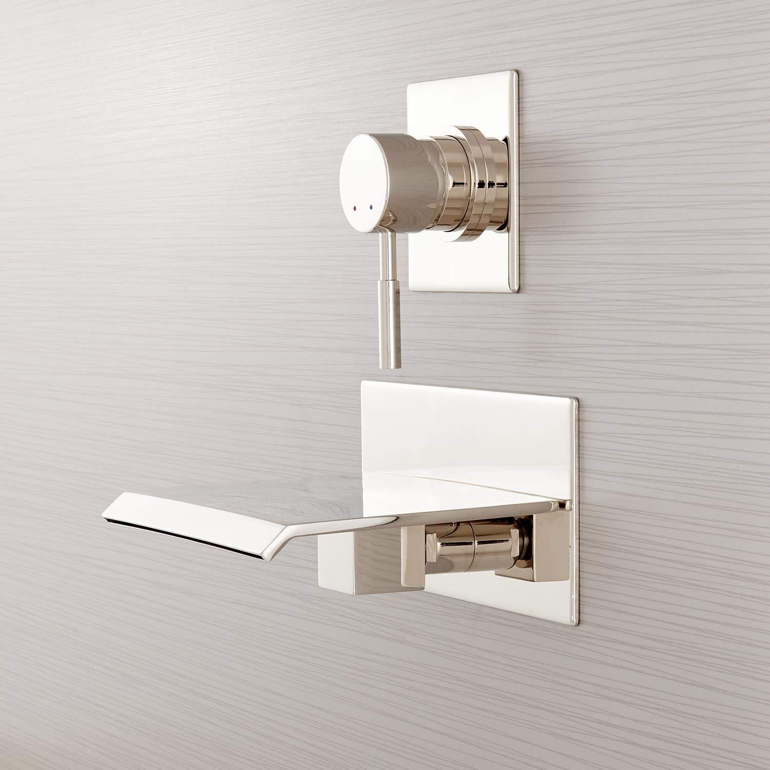 Lavelle Wall-Mount Waterfall Tub Faucet