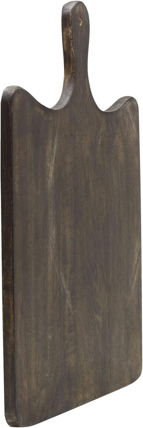 Maryn 18-Inch Espresso Mango Wood Paddle Serving Board