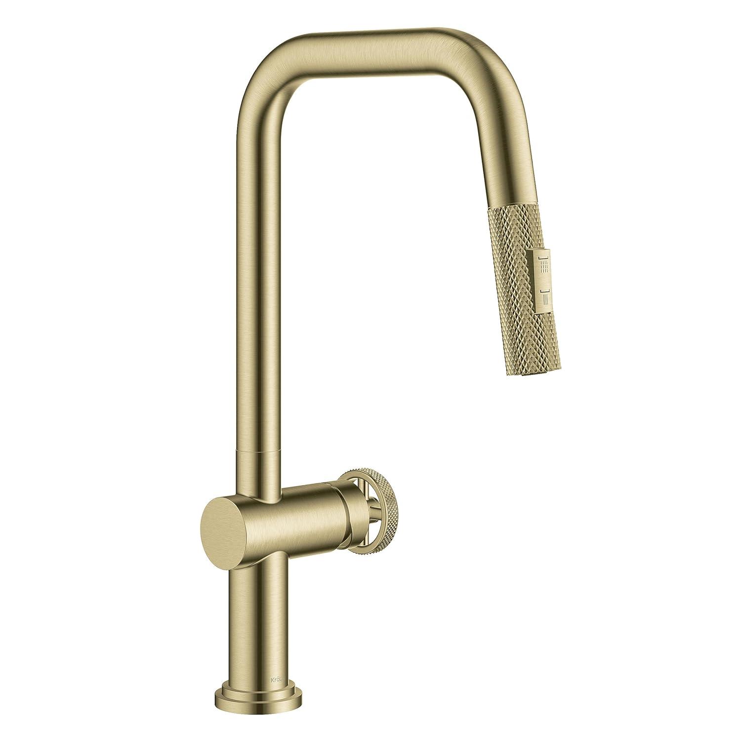 Urbix Industrial Pull-Down Single Handle Kitchen Faucet
