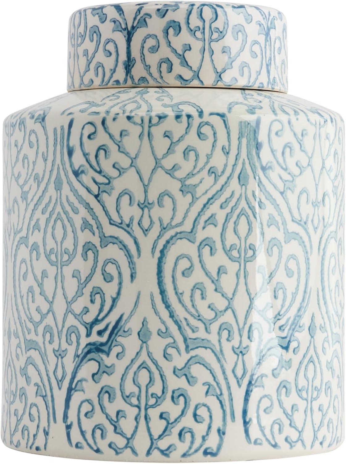 Ceramic Ginger Jar (10-1/8") - Storied Home