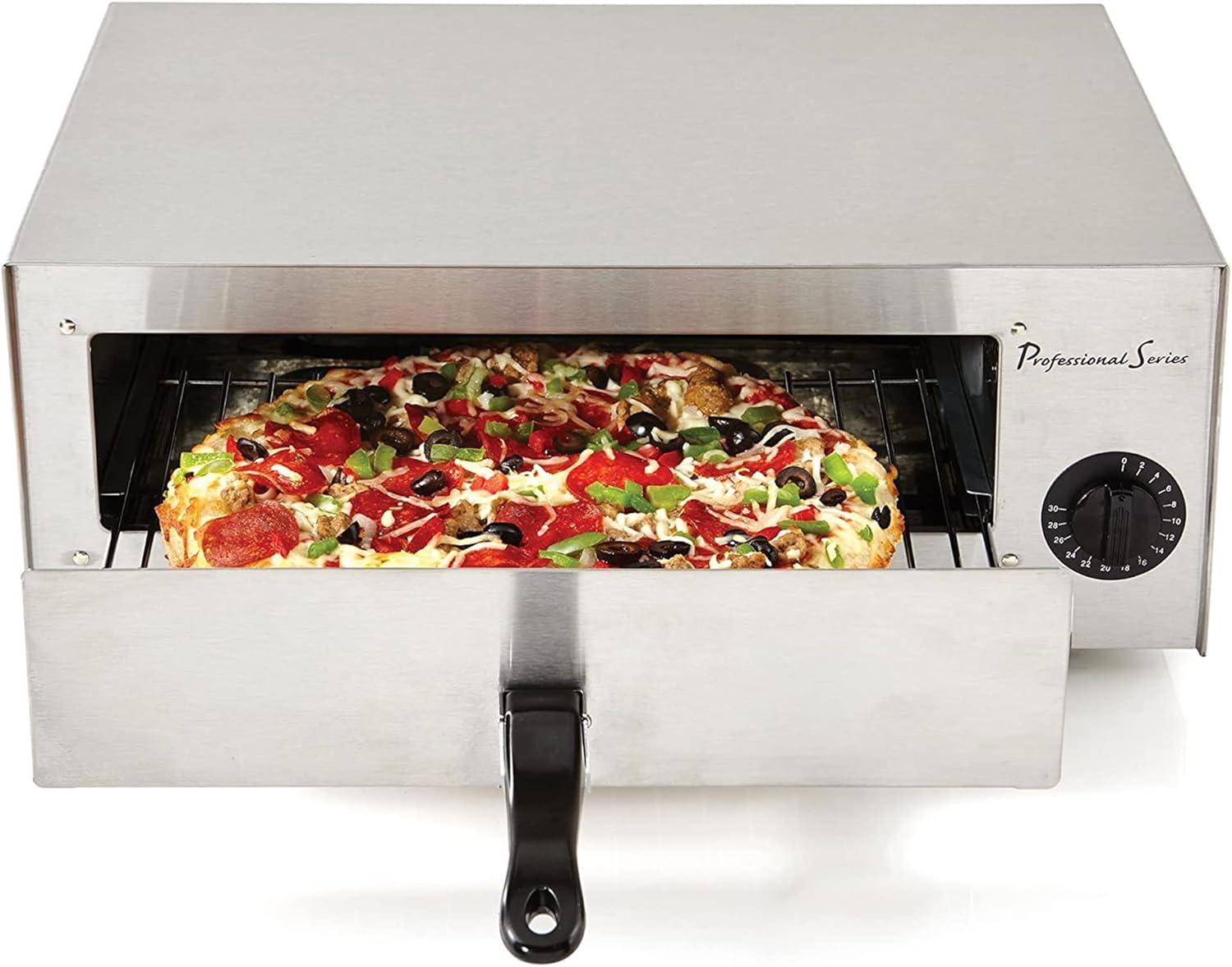 Professional Series PS75891 Pizza Oven Baker and Frozen Snack Oven, Stainless Steel