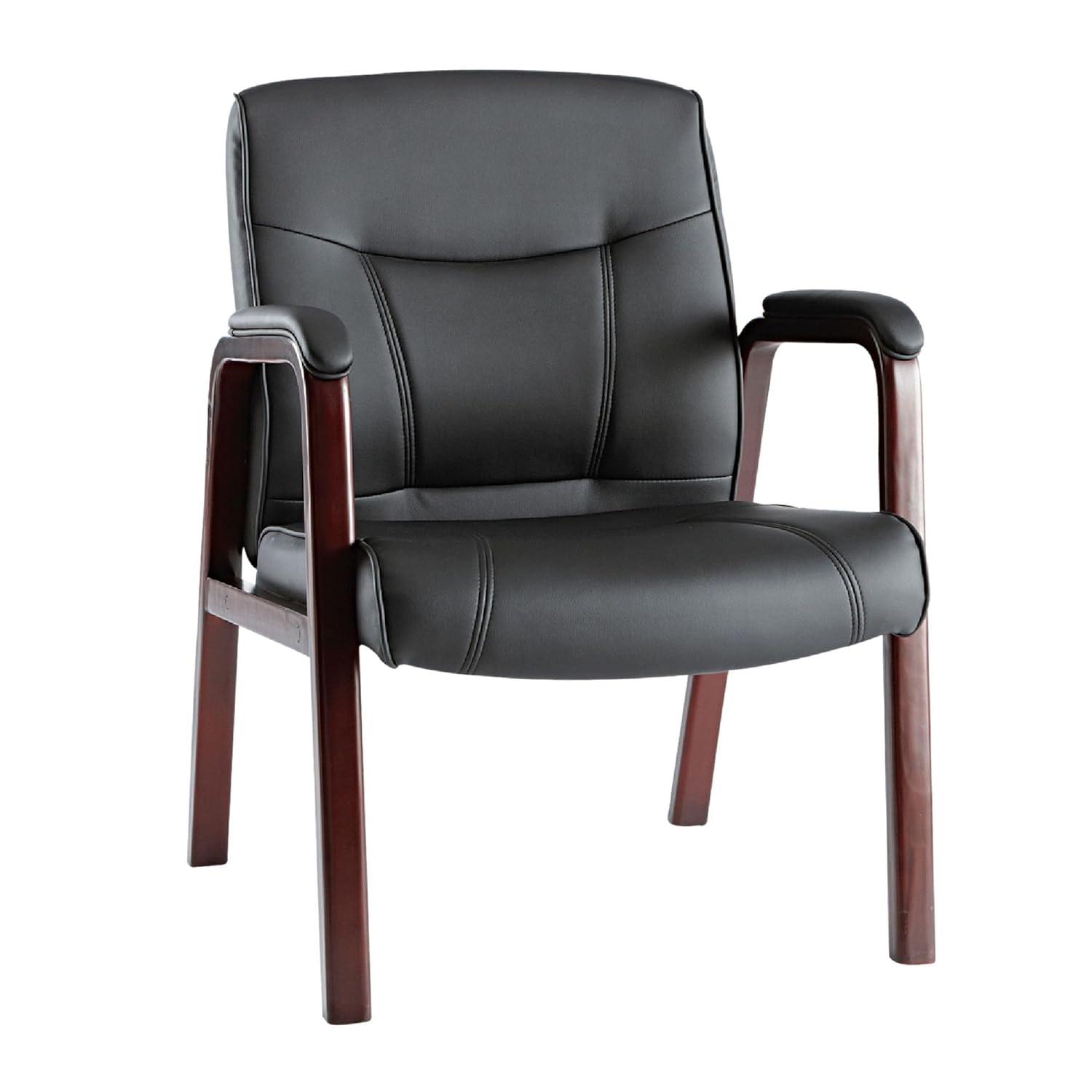 Alera® Waiting Room Chair with Wood Frame