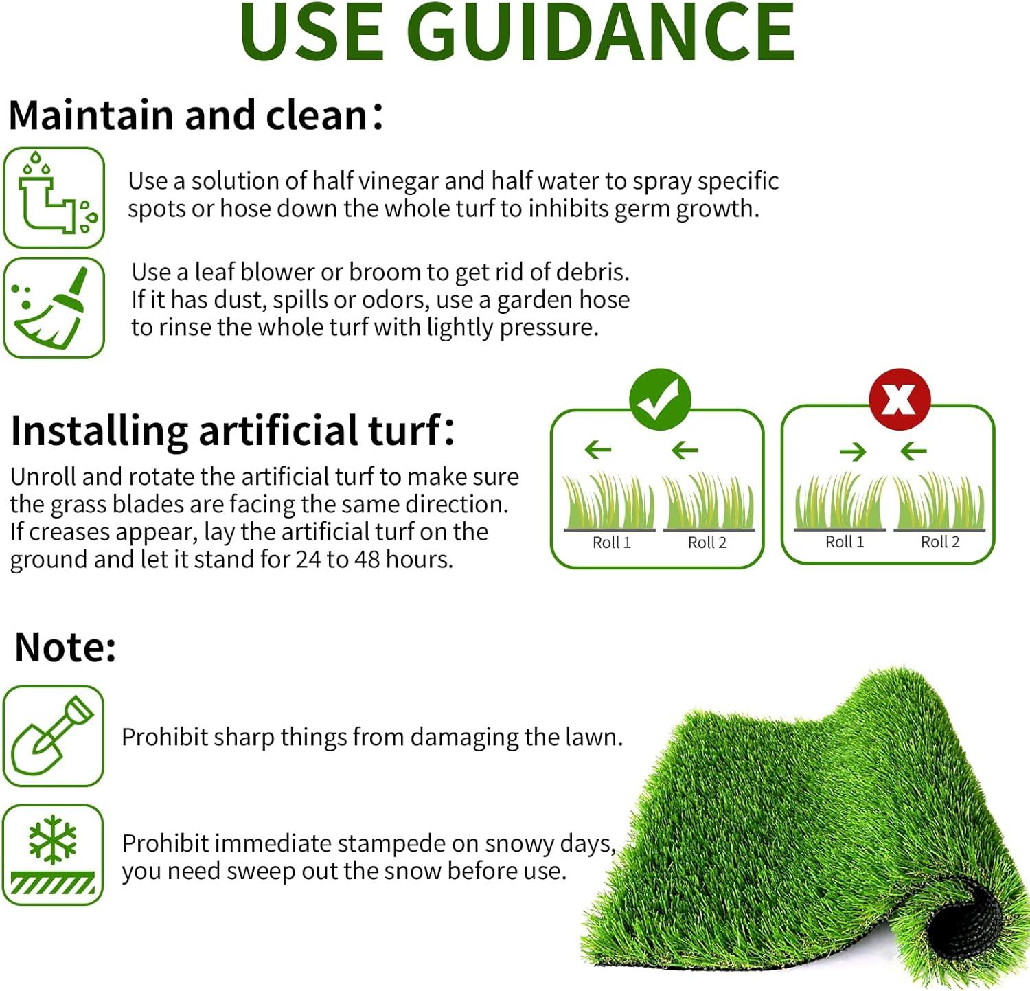 Artificial Grass Turf Rugs and Rolls