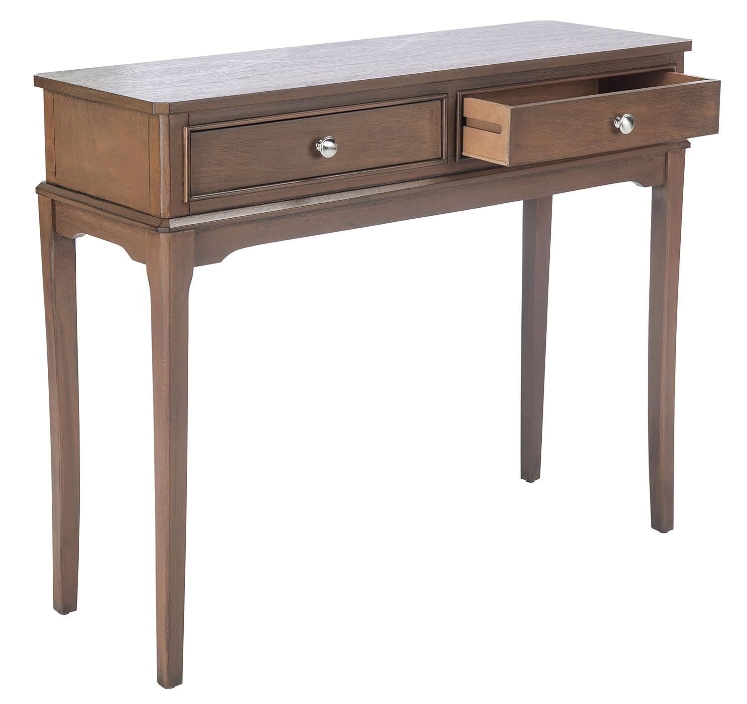 Opal 2 Drawer Console Table - CNS5726C - Brown - Safavieh