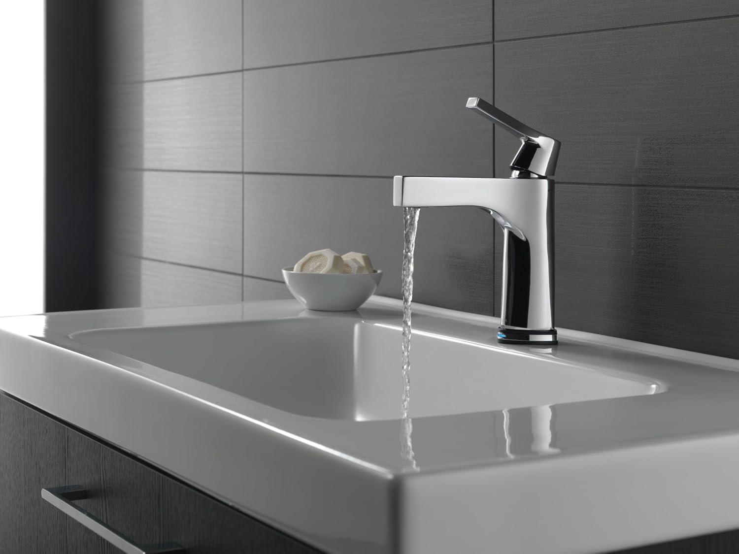 Zura Single Hole Touch2O Bathroom Faucet with Touchless Technology