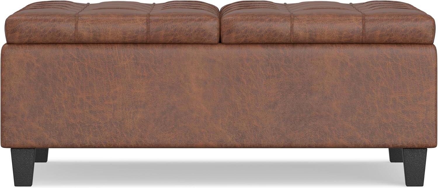 Simpli Home Ellis Coffee Table Storage Ottoman