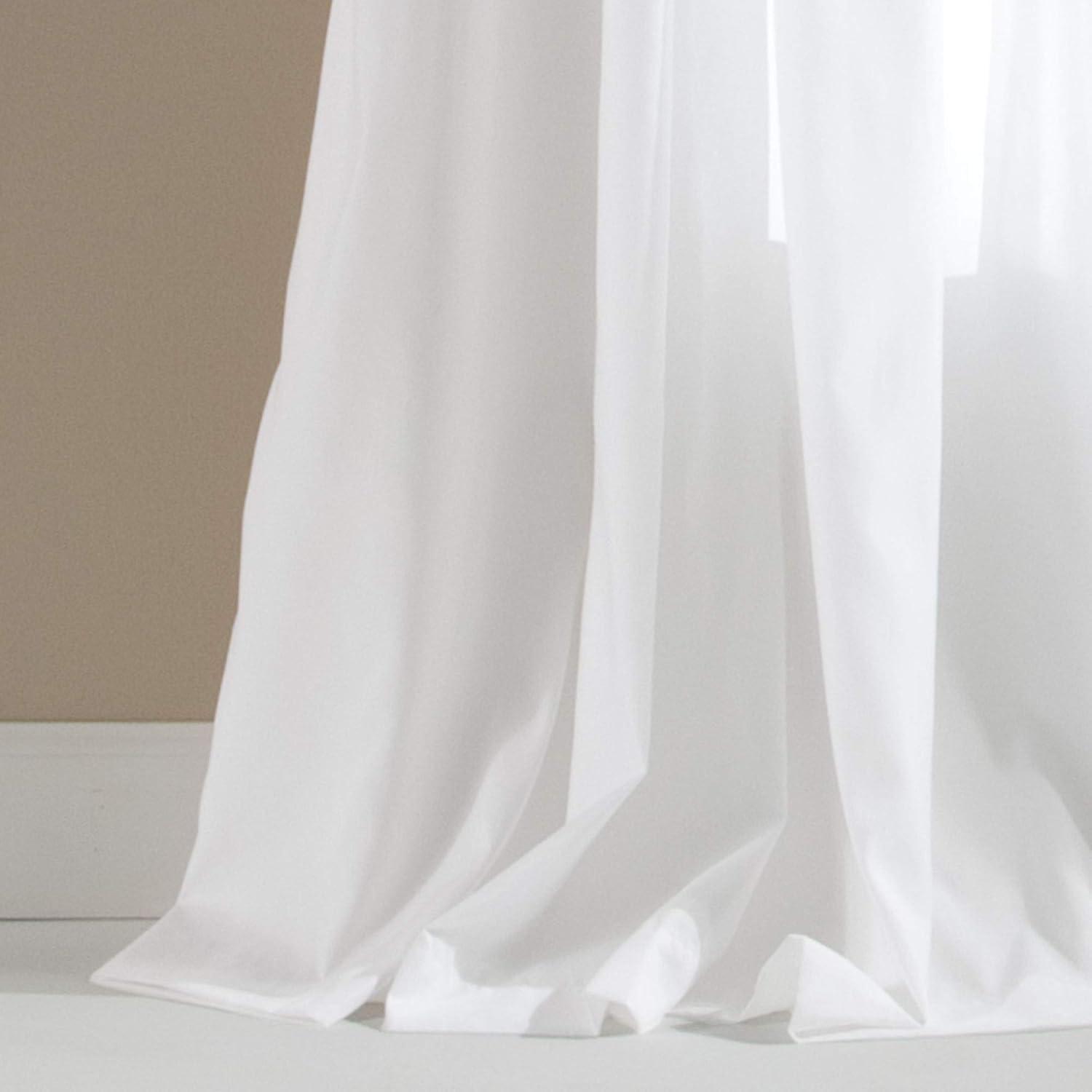 Avery Polyester Semi Sheer Curtain Pair