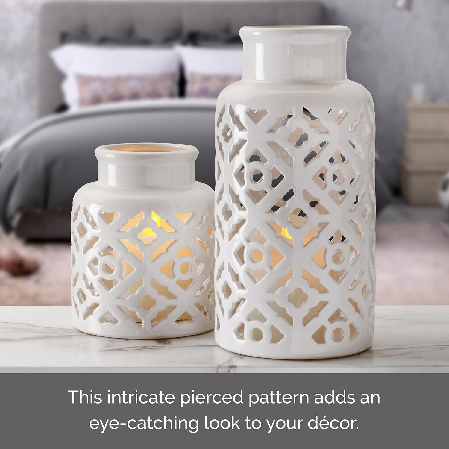 Elements Elements 2 Piece Ceramic Table Vase Set
