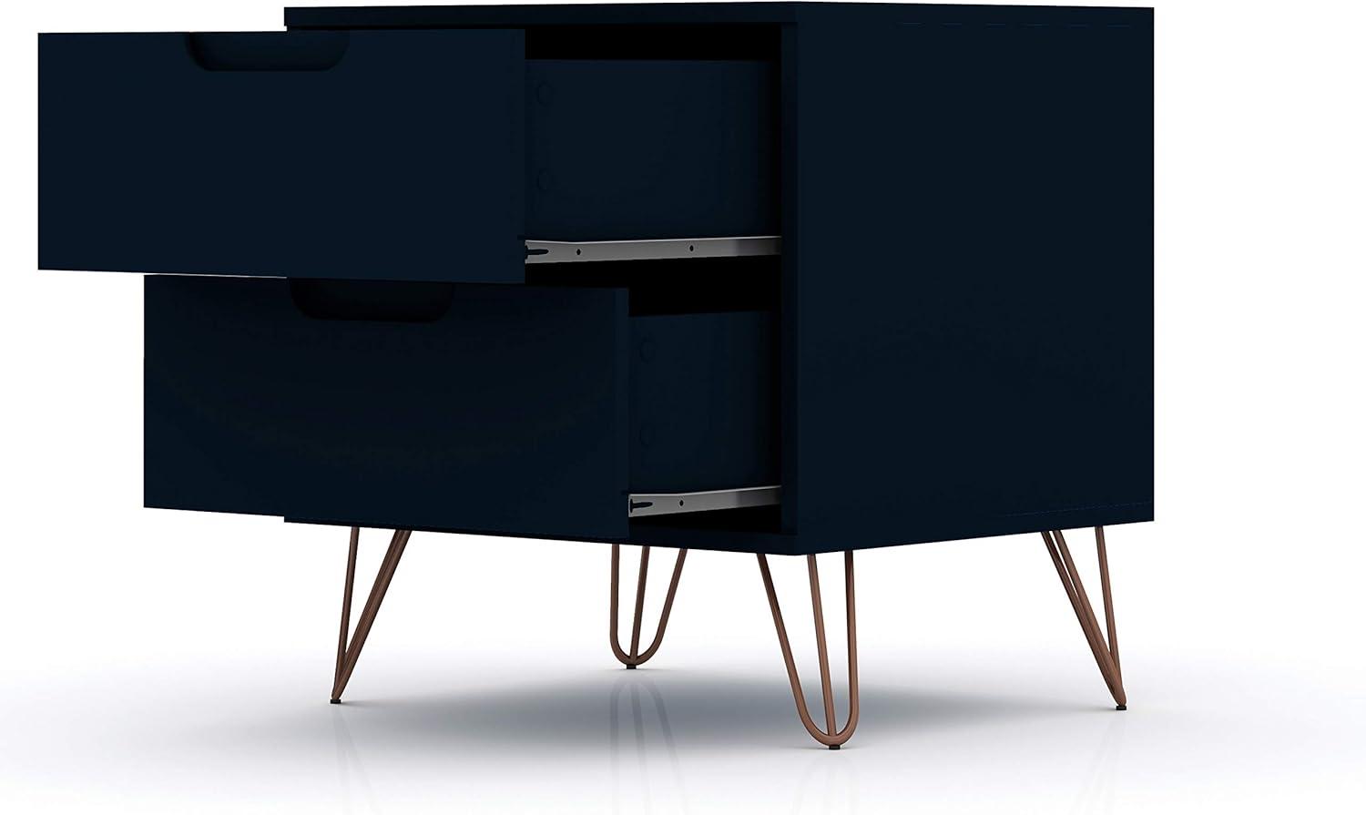 2.0 Rockefeller Nightstand - Manhattan Comfort