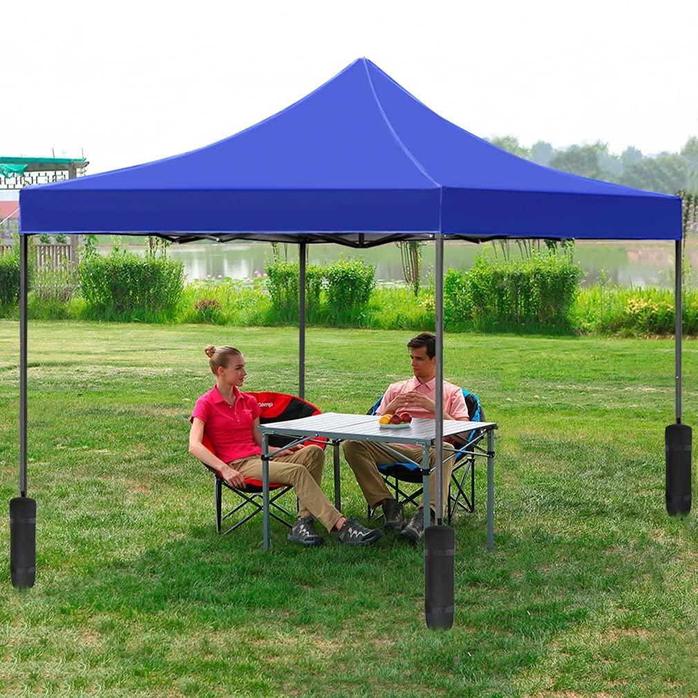 YRLLENSDAN Pop Up Canopy 10x10, Pop Up Tents for Parties 10x10 Outdoor Canopy Pop Up Tent Canopy Waterproof Canopy UV Protection Shade Tent for Backyard Popup Tent 10x10, Blue