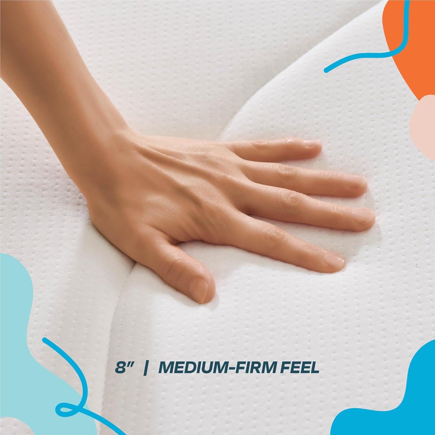 Linenspa Linenspa Essentials 8 In. Firm Gel Memory Foam Hybrid Mattress