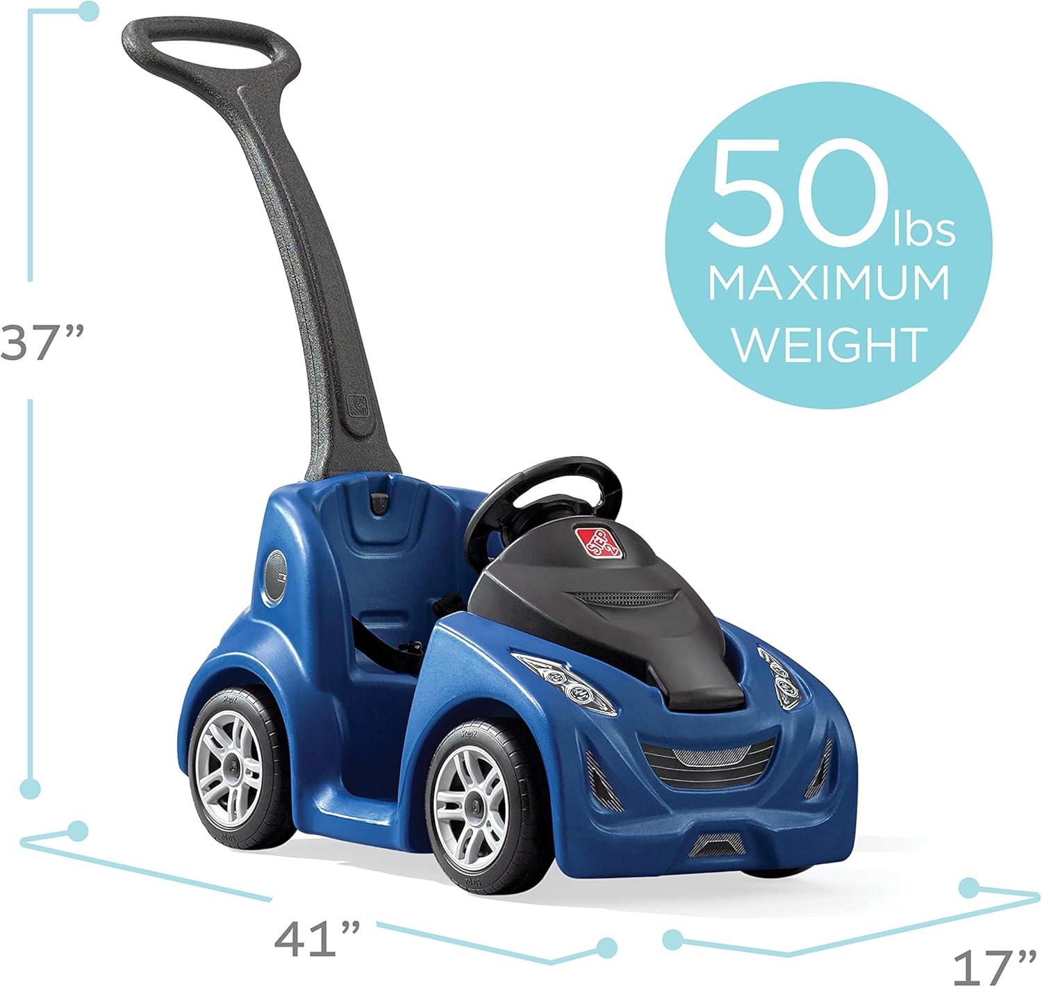 Step2 Push Around Blue Buggy GT Push Car and Ride on Toy for Toddlers