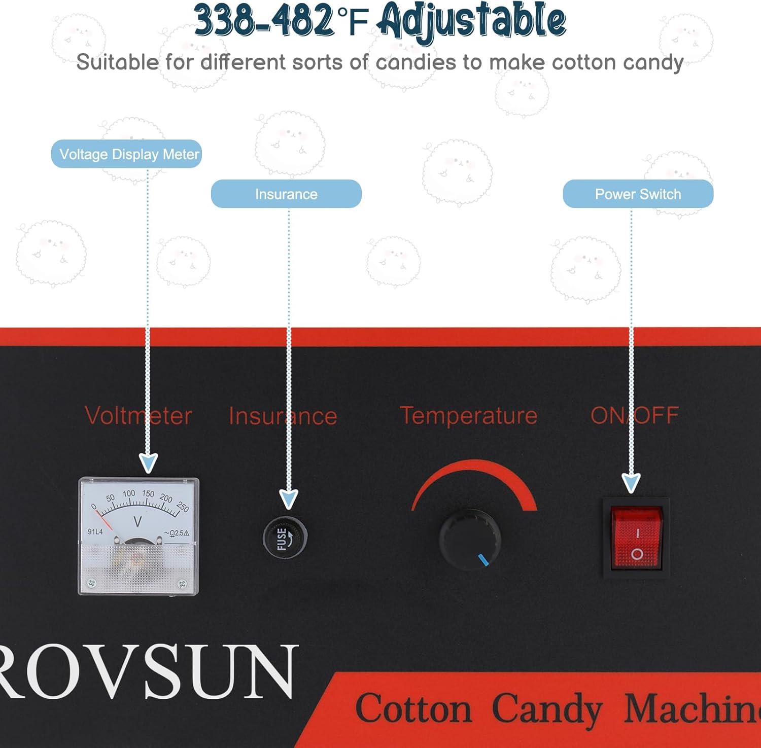 BENTISM Commercial 21" Floss Bubble Maker Cotton Candy Machine Cover