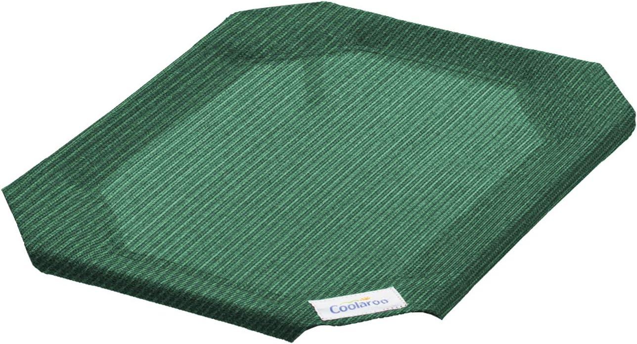 The Original Coolaroo Elevated Pet Dog Bed Replacement Cover, Small, Brunswick Green
