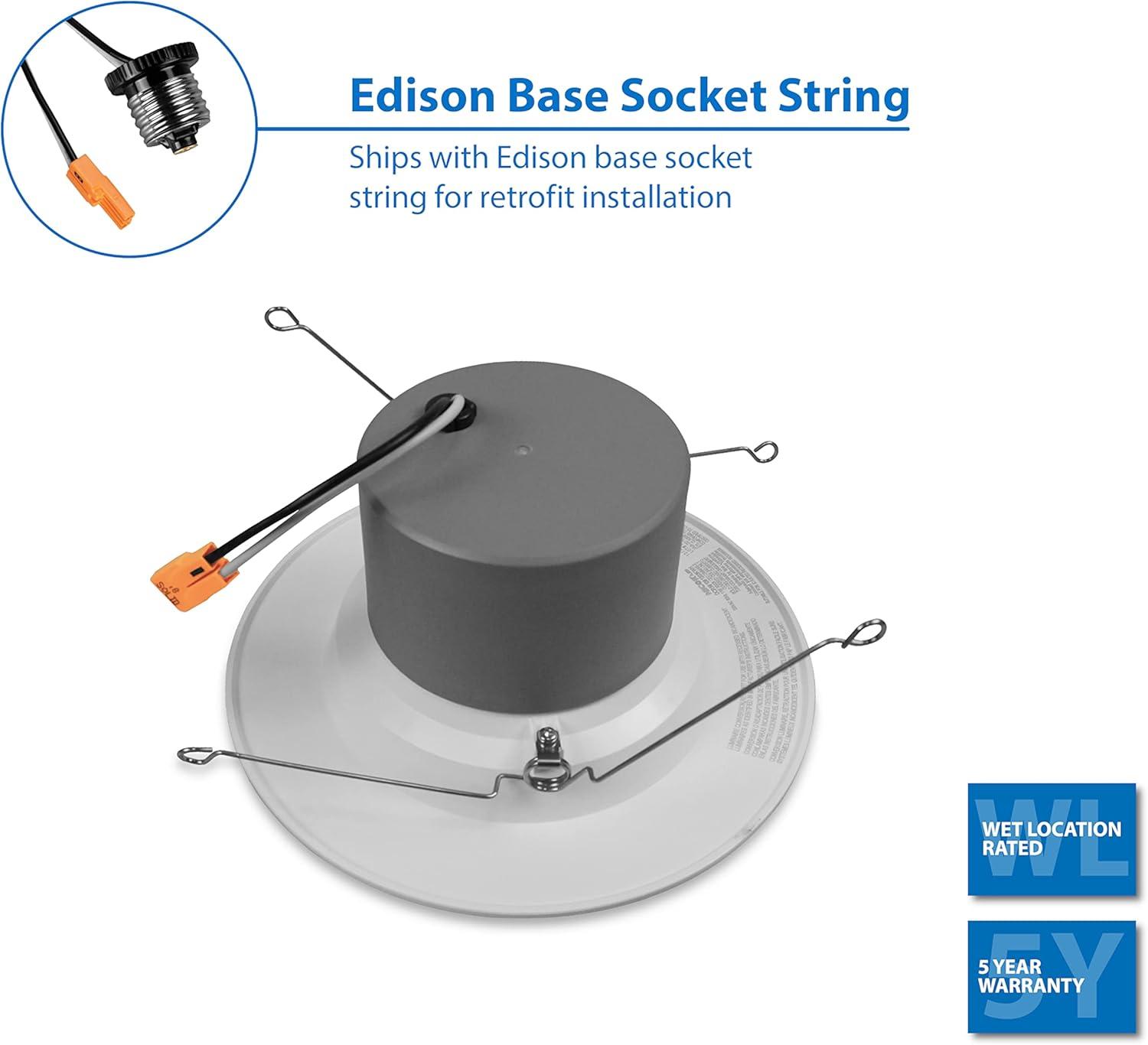 NICOR Lighting Dimmable Circle Flush Mount