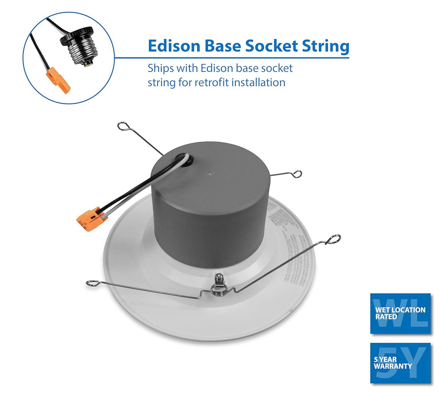 NICOR Lighting Dimmable Circle Flush Mount