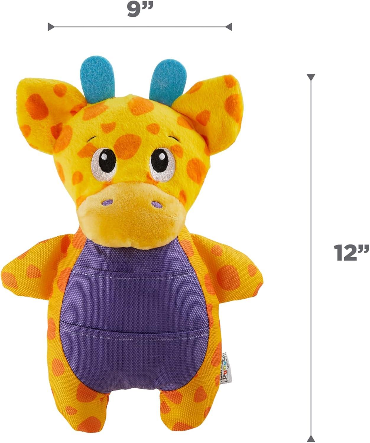 Kyjen  Outward Hound Nina Ottosson Puzzle Palz Interactive Plush Giraffe Dog Toy, Yellow