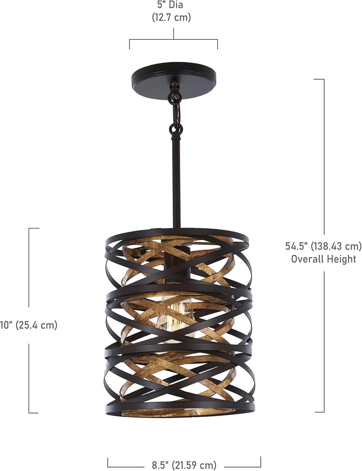 Minka Lavery - Vortic Flow - 1 Light Mini Pendant in Contemporary Style - 10