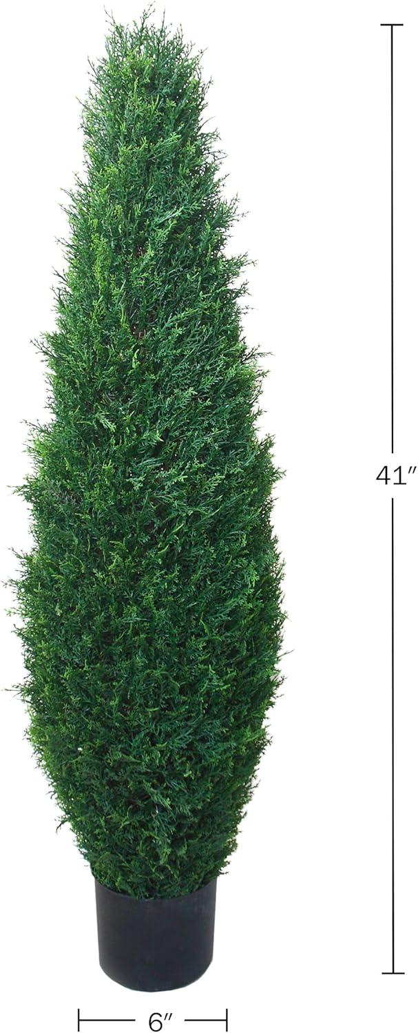 3.4ft Cypress Artificial Tree - Pure Garden