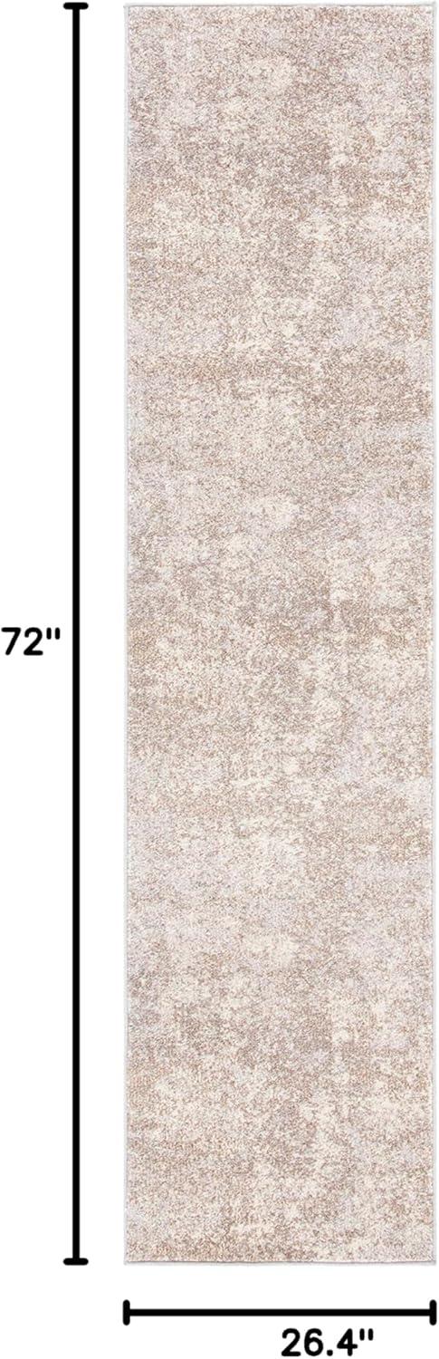 Madison MAD471 Power Loomed Indoor Runner Rug - Grey/Beige - 2'2"x6' - Safavieh