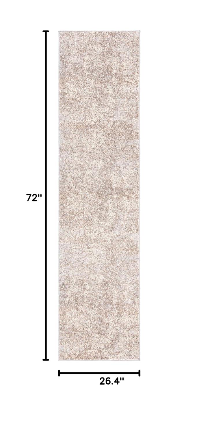 Madison MAD471 Power Loomed Indoor Runner Rug - Grey/Beige - 2'2"x6' - Safavieh