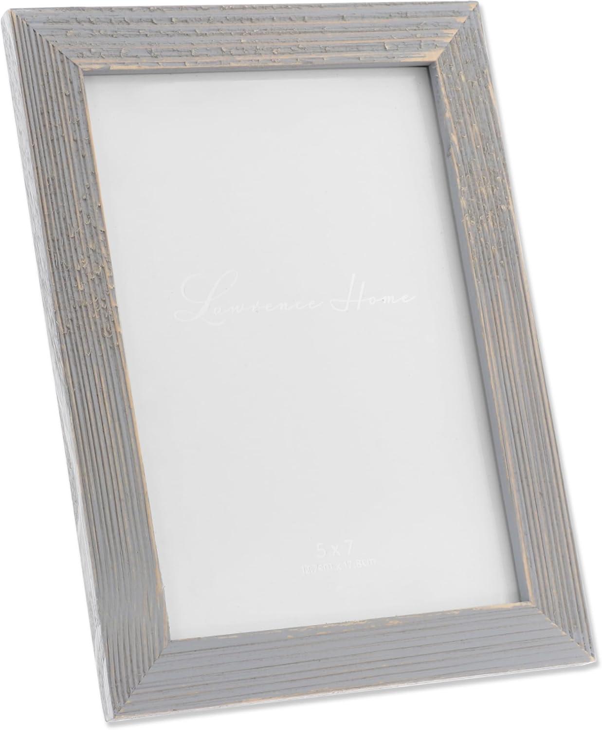 5x7 Charlotte Weathered Gray Wood Picture Frame