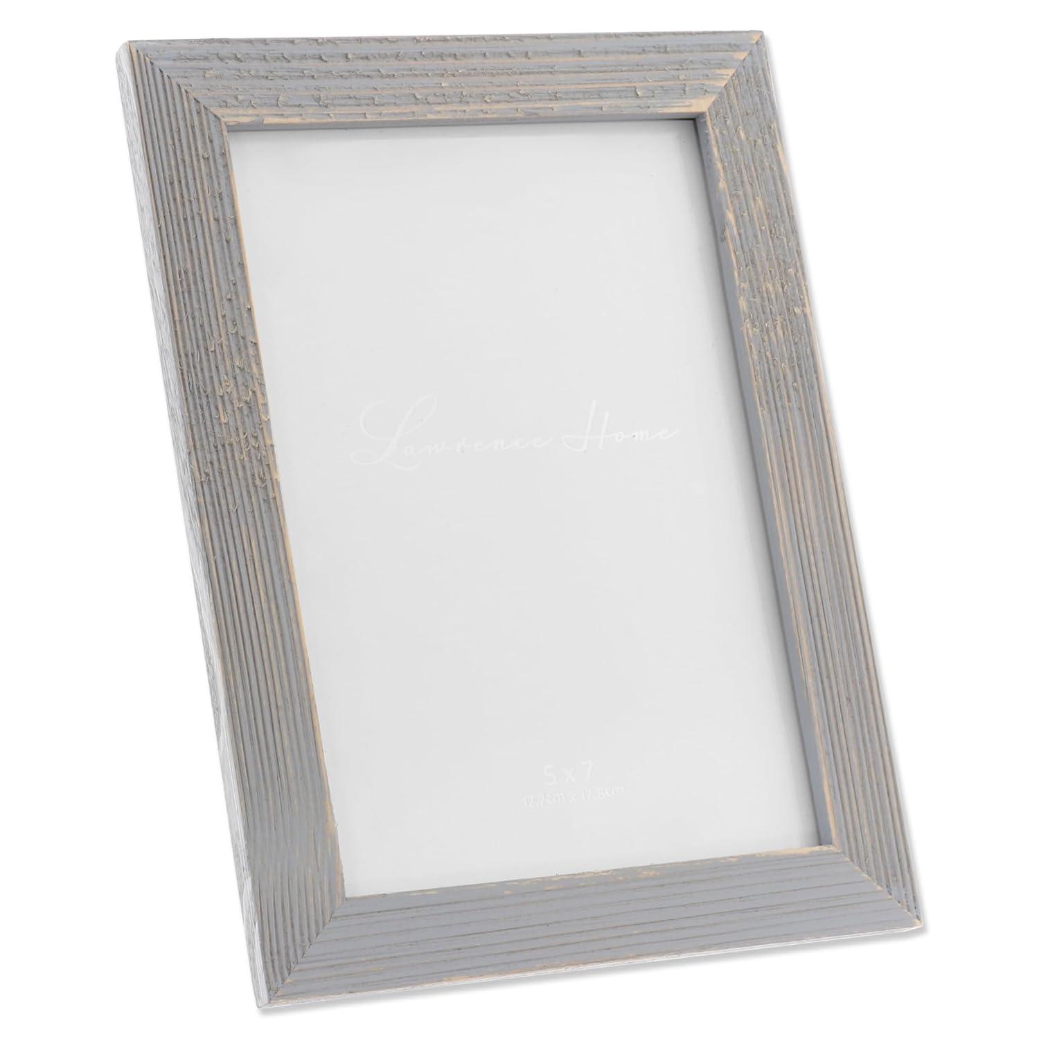 5x7 Charlotte Weathered Gray Wood Picture Frame