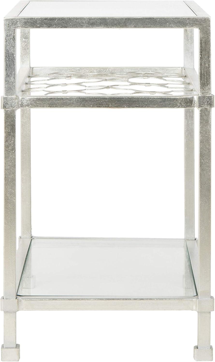 Hanzel Side Table - Silver - Safavieh.