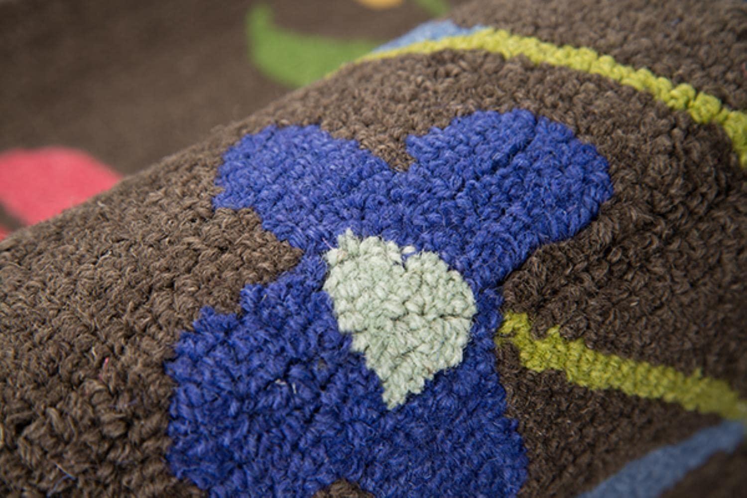 Wade Logan® Brooklington Wool Floral Indoor Rug