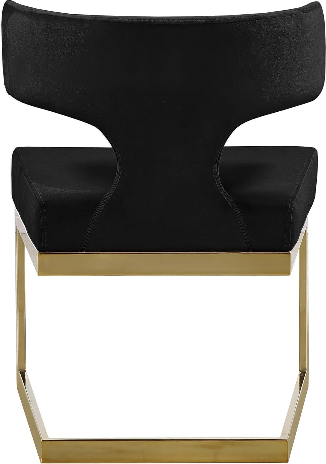 Meridian Furniture Alexandra Black Velvet Dining Chair