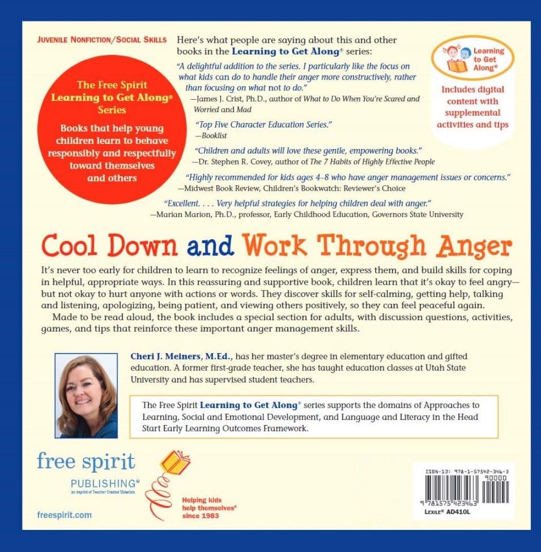 Cool Down and Work Through Anger - (Learning to Get Along(r)) by  Cheri J Meiners (Paperback)